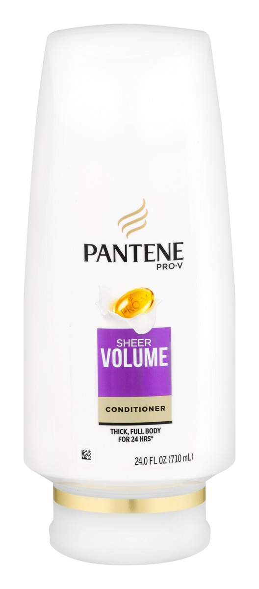 slide 1 of 1, Pantene Fine Flat Volume Conditioner, 24 fl oz