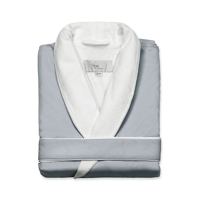 slide 1 of 1, Kassatex Small/Medium Spa Robe - Silver Sage, 1 ct