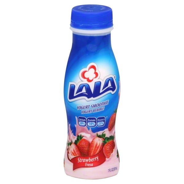 slide 1 of 1, LALA Strawberry Yogurt Smoothie, 7 fl oz
