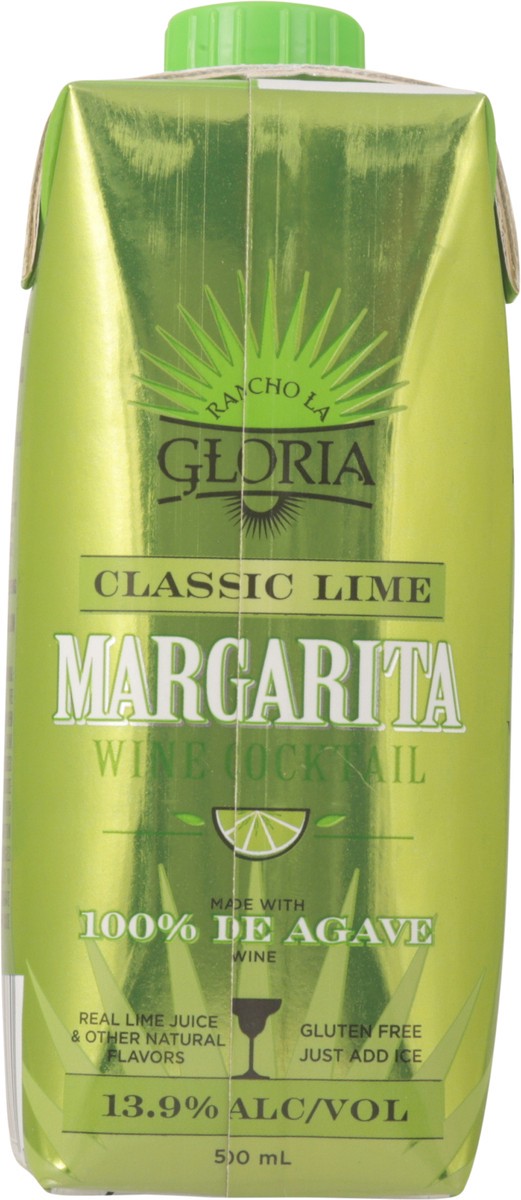 slide 8 of 13, Rancho La Gloria Margarita Classic Lime Wine Cocktail 500 ml, 500 ml