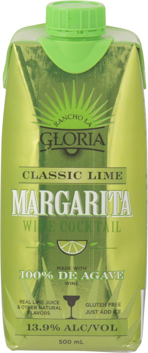 slide 6 of 13, Rancho La Gloria Margarita Classic Lime Wine Cocktail 500 ml, 500 ml
