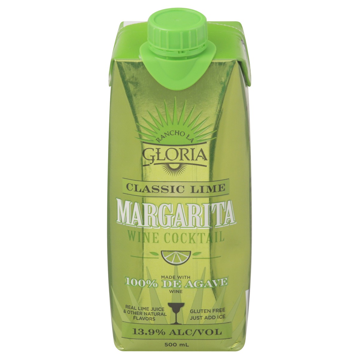 slide 3 of 13, Rancho La Gloria Margarita Classic Lime Wine Cocktail 500 ml, 500 ml