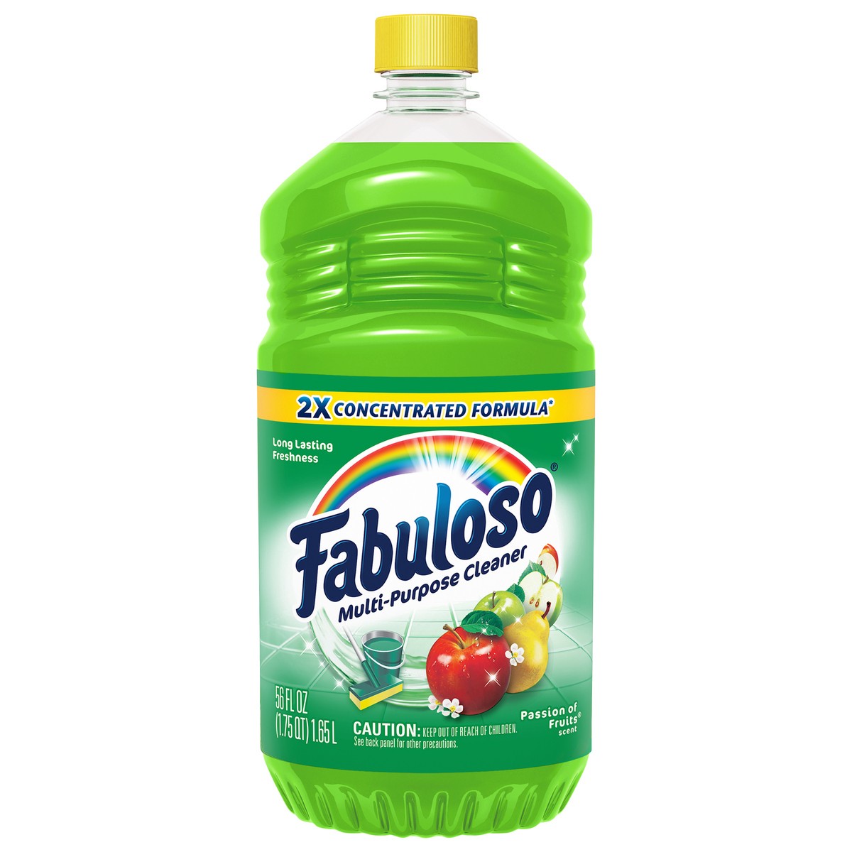 slide 1 of 4, Fabuloso Multi-Purpose Cleaner 2x Concentrated, Passion of Fruits - 56 fl oz, 56 fl oz