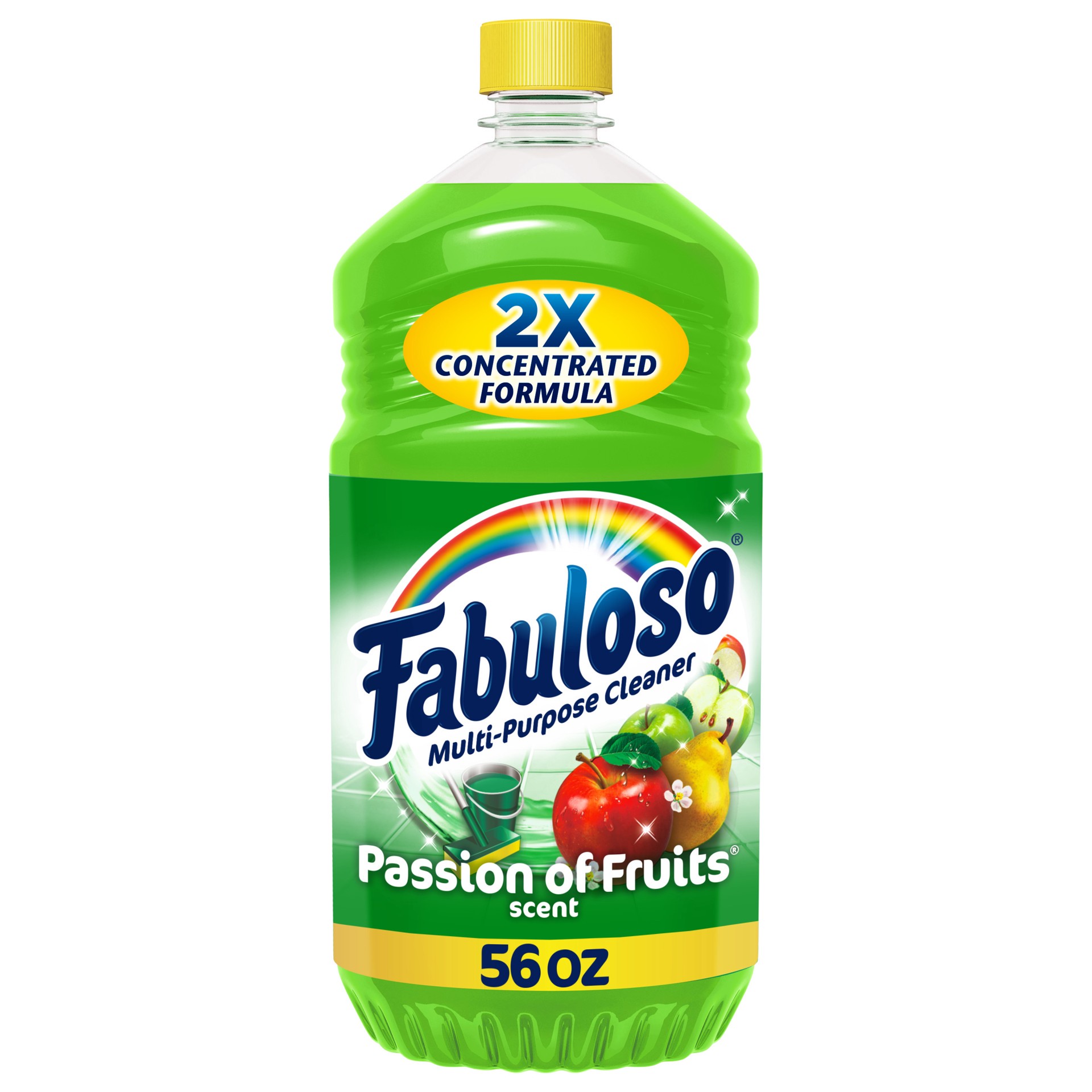 slide 1 of 4, Fabuloso Multi-Purpose Cleaner 2x Concentrated, Passion of Fruits - 56 fl oz, 56 fl oz