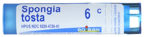 slide 1 of 1, Boiron Spongia Tosta-6C, 80 ct