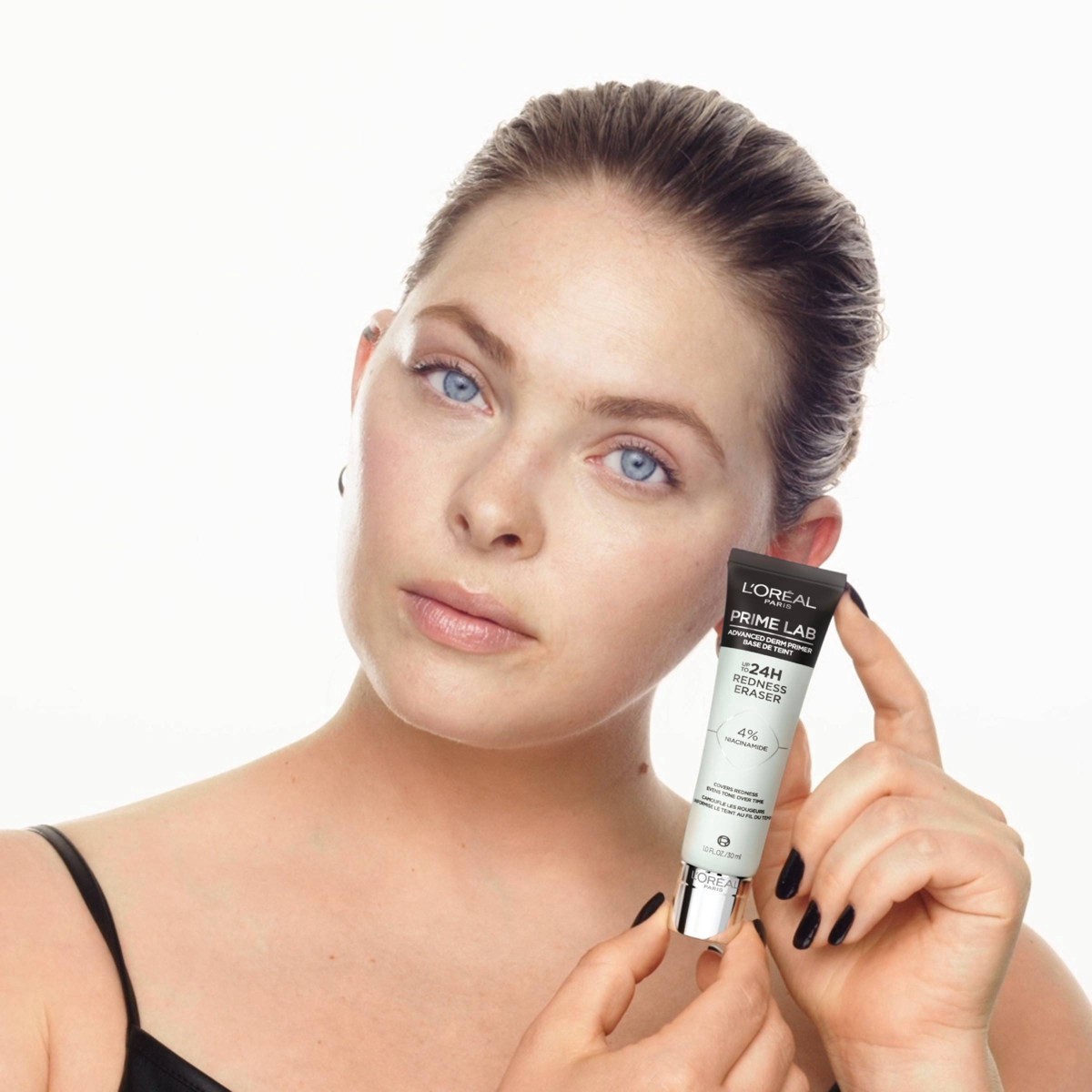 slide 2 of 5, L'Oréal Prime Lab 24H Redness Eraser Primer 1.0 fl oz, 1 fl oz