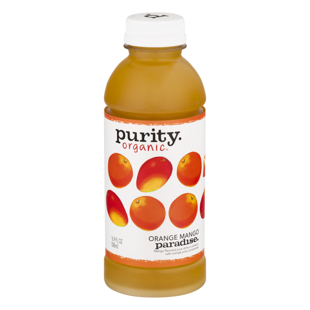 slide 1 of 4, Purity Organic Juice Drink Orange Mango - 16.9 oz, 16.9 oz