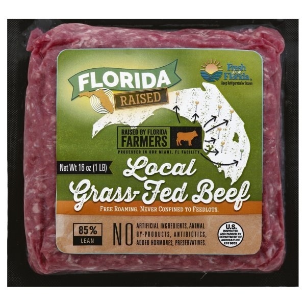 slide 1 of 5, Florida Raised Beef 16 oz, 16 oz