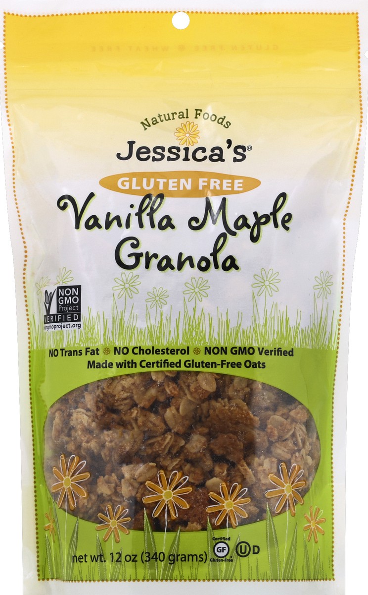 slide 2 of 2, Jessica's Vanilla Maple Gluten Free Granola, 11 oz