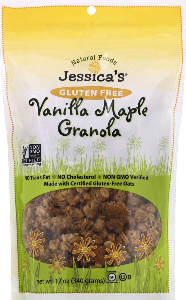 slide 1 of 2, Jessica's Vanilla Maple Gluten Free Granola, 11 oz