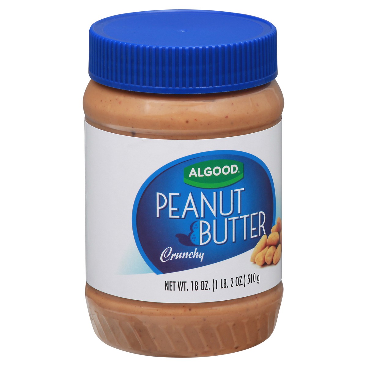 slide 2 of 9, algood Crunchy Peanut Butter 18 oz, 18 oz