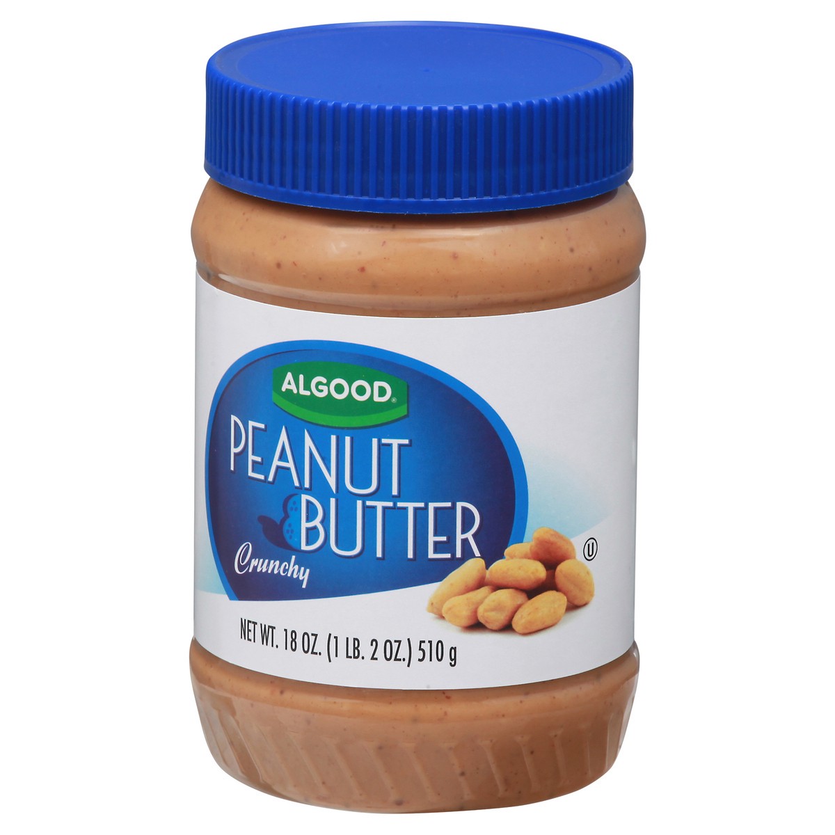 slide 3 of 9, algood Crunchy Peanut Butter 18 oz, 18 oz