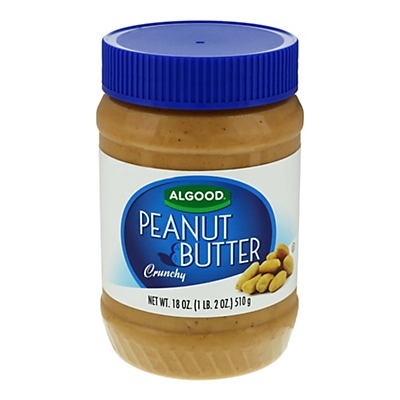 slide 1 of 1, Algood Crunchy Peanut Butter, 18 oz