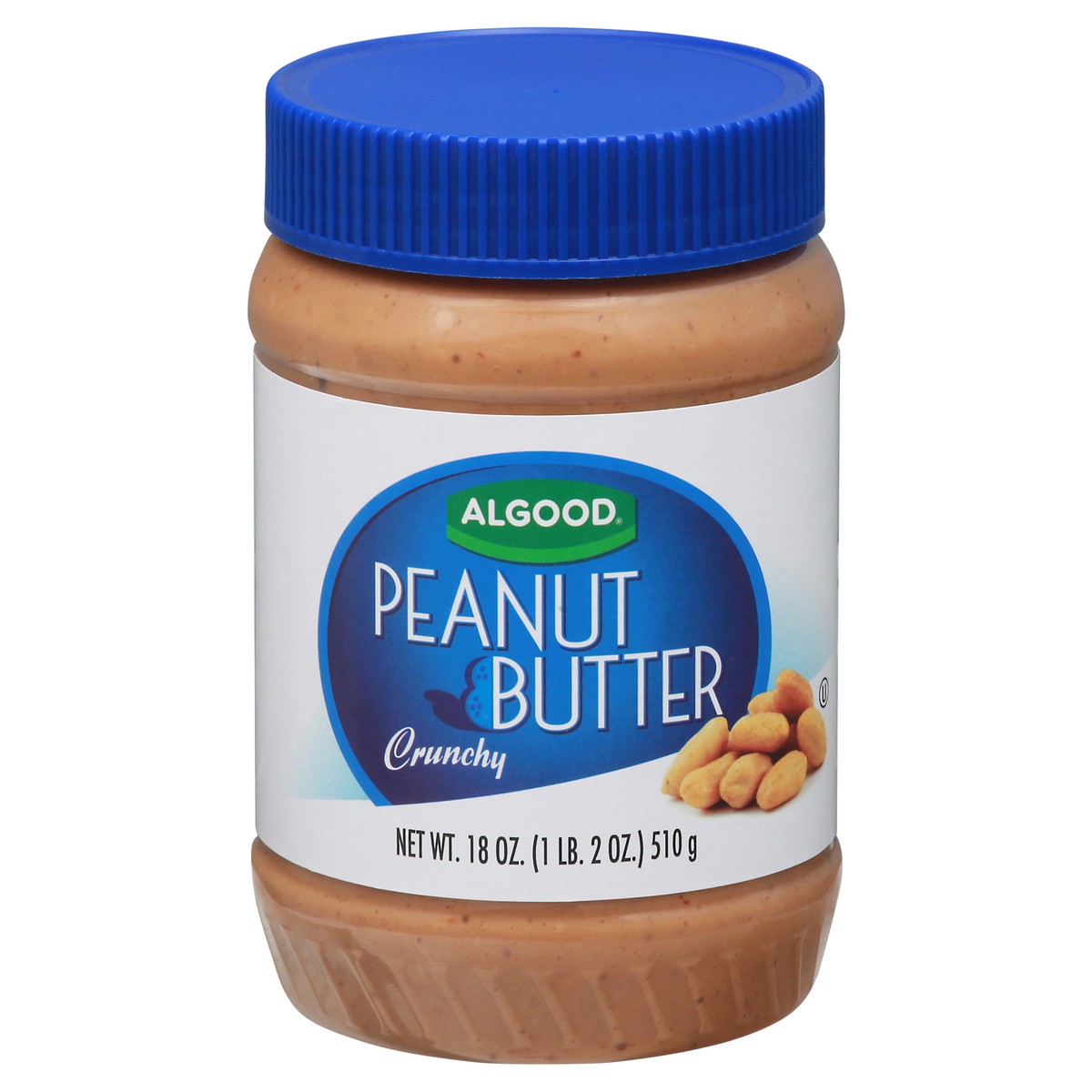 slide 1 of 9, algood Crunchy Peanut Butter 18 oz, 18 oz