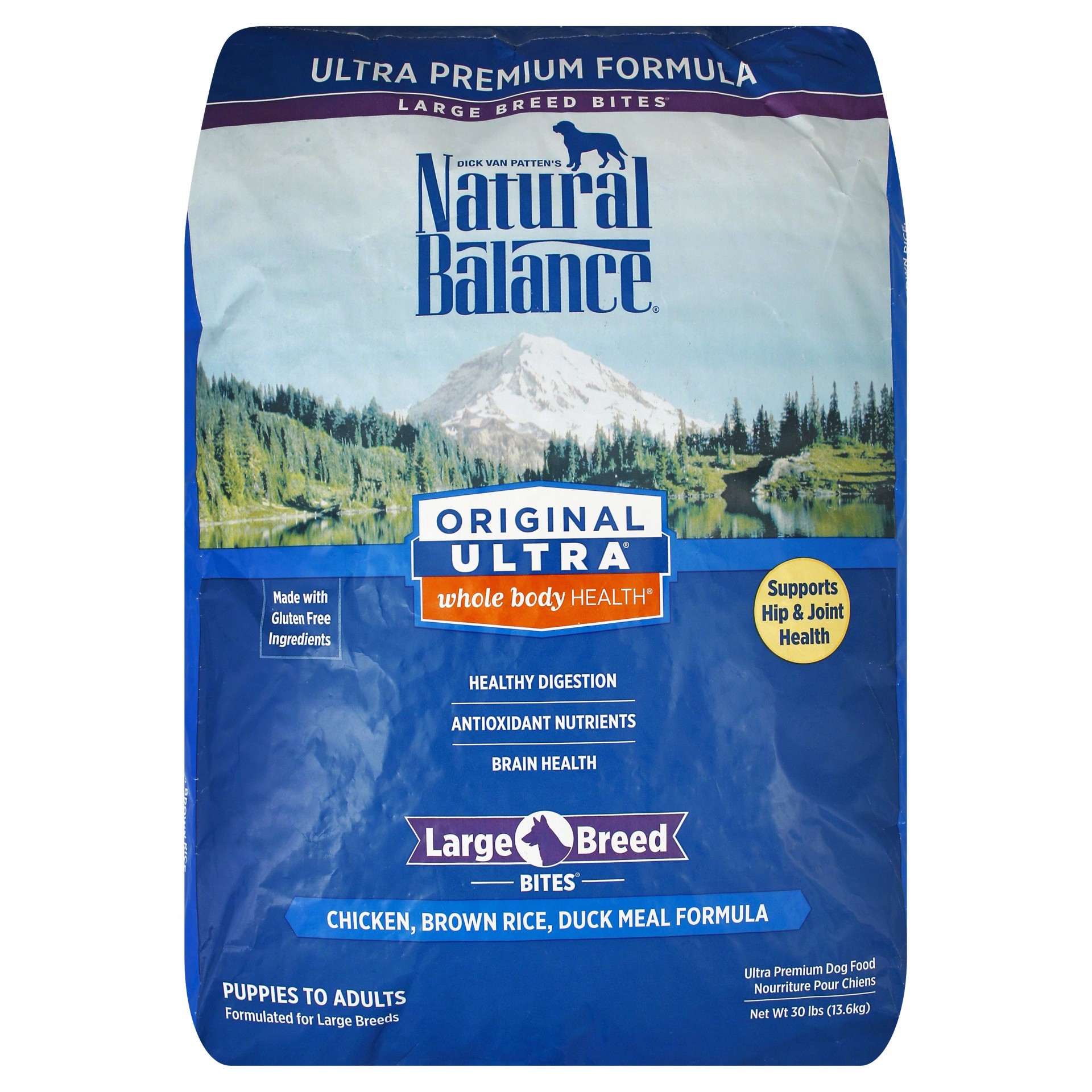 slide 1 of 6, Natural Balance Dog Food 30 lb, 30 lb