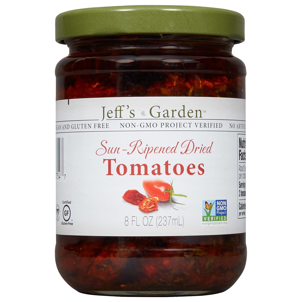 slide 7 of 12, Jeff's Garden Sun-Ripened Dried Tomatoes, 8 fl oz, 8 oz