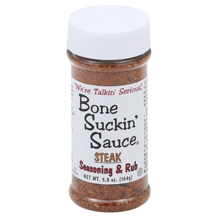 slide 1 of 6, Bone Suckin' Sauce Steak Seasoning & Rub, 5.8 oz