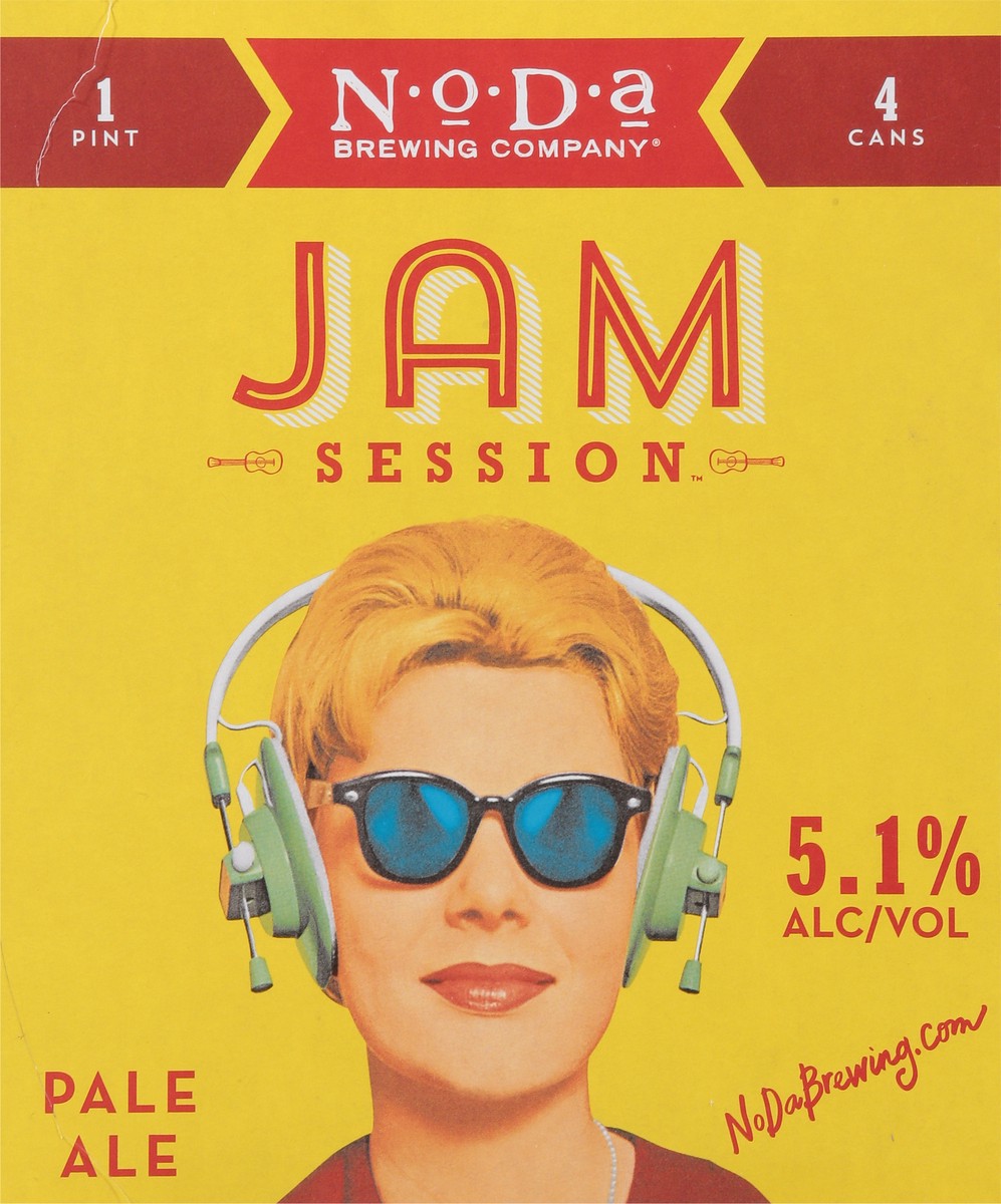 slide 8 of 9, NoDa Brewing Co. Pale Ale Jam Session Beer 4 - 1 pt Cans, 64 oz