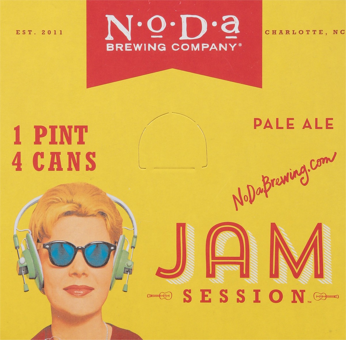 slide 7 of 9, NoDa Brewing Co. Pale Ale Jam Session Beer 4 - 1 pt Cans, 64 oz