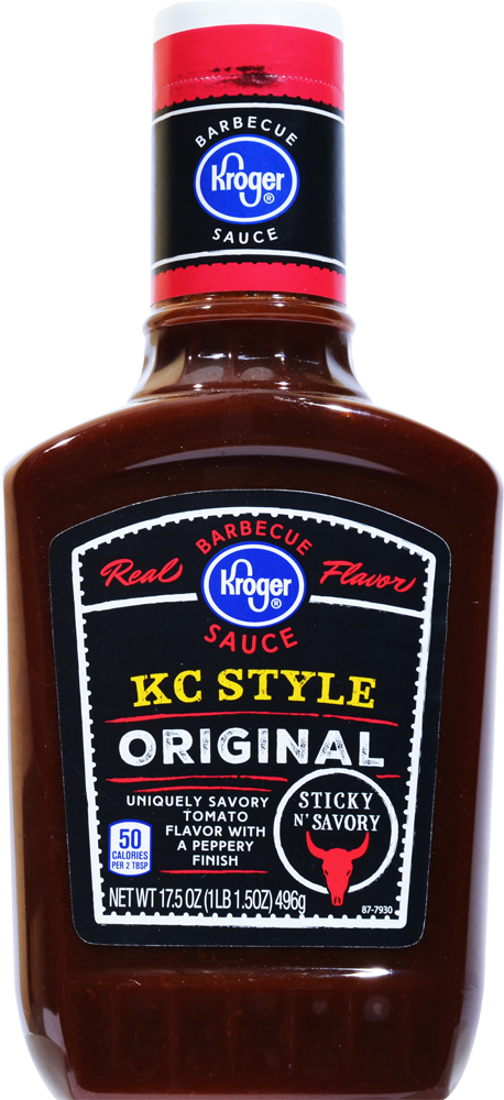 slide 1 of 2, Kroger Kc Style Original Barbecue Sauce - 17.5 oz, 17.5 oz