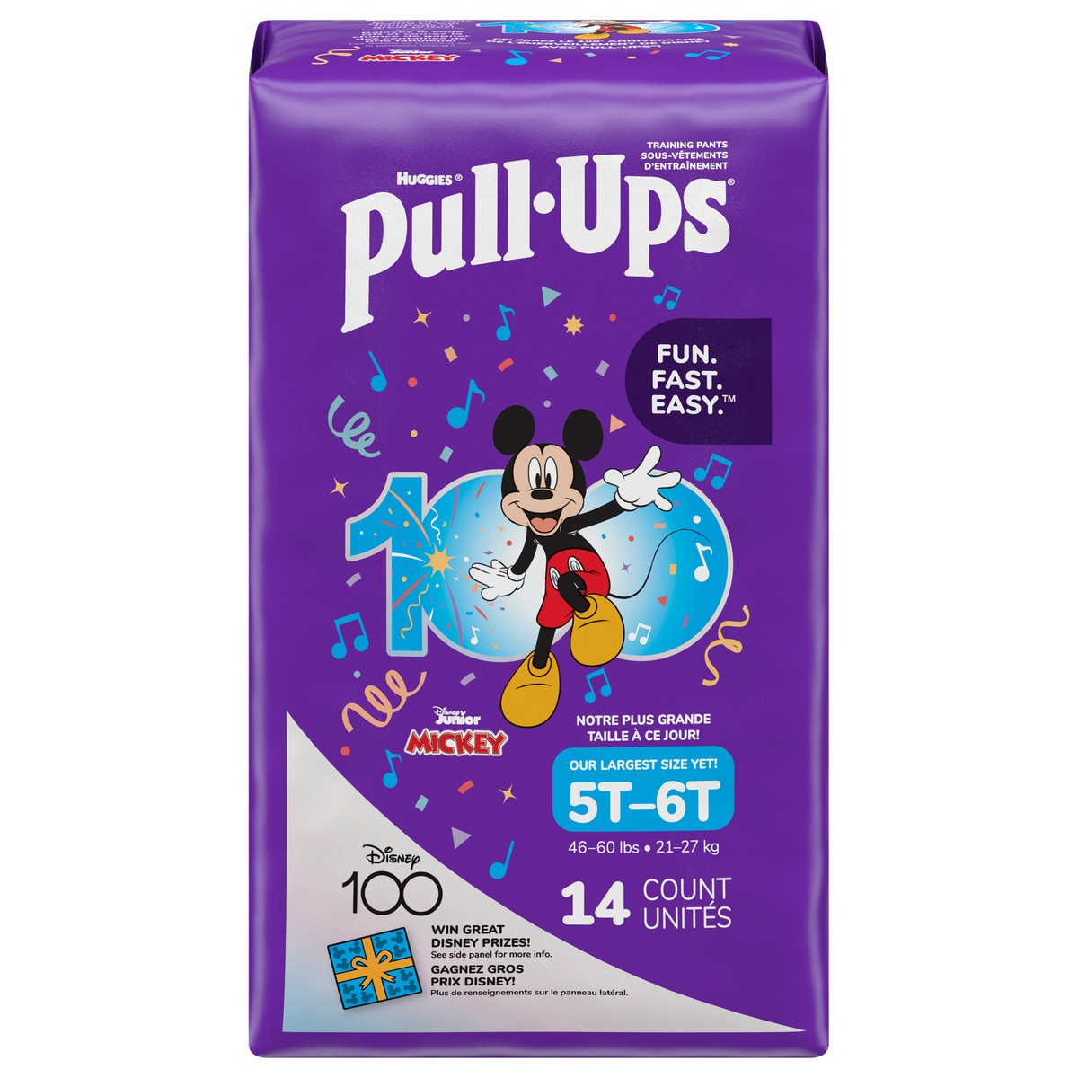 slide 3 of 12, Pull-Ups Boys' Potty Training Pants - 5T-6T, 14 ct