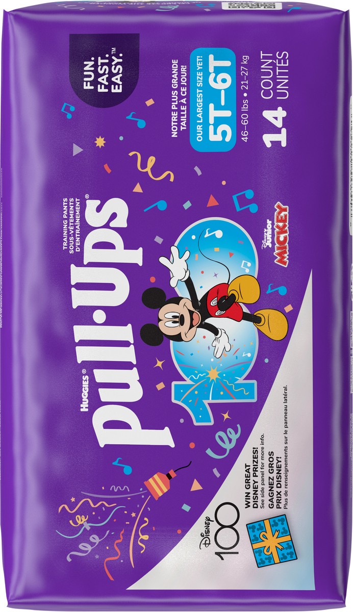 slide 2 of 12, Pull-Ups Boys' Potty Training Pants - 5T-6T, 14 ct