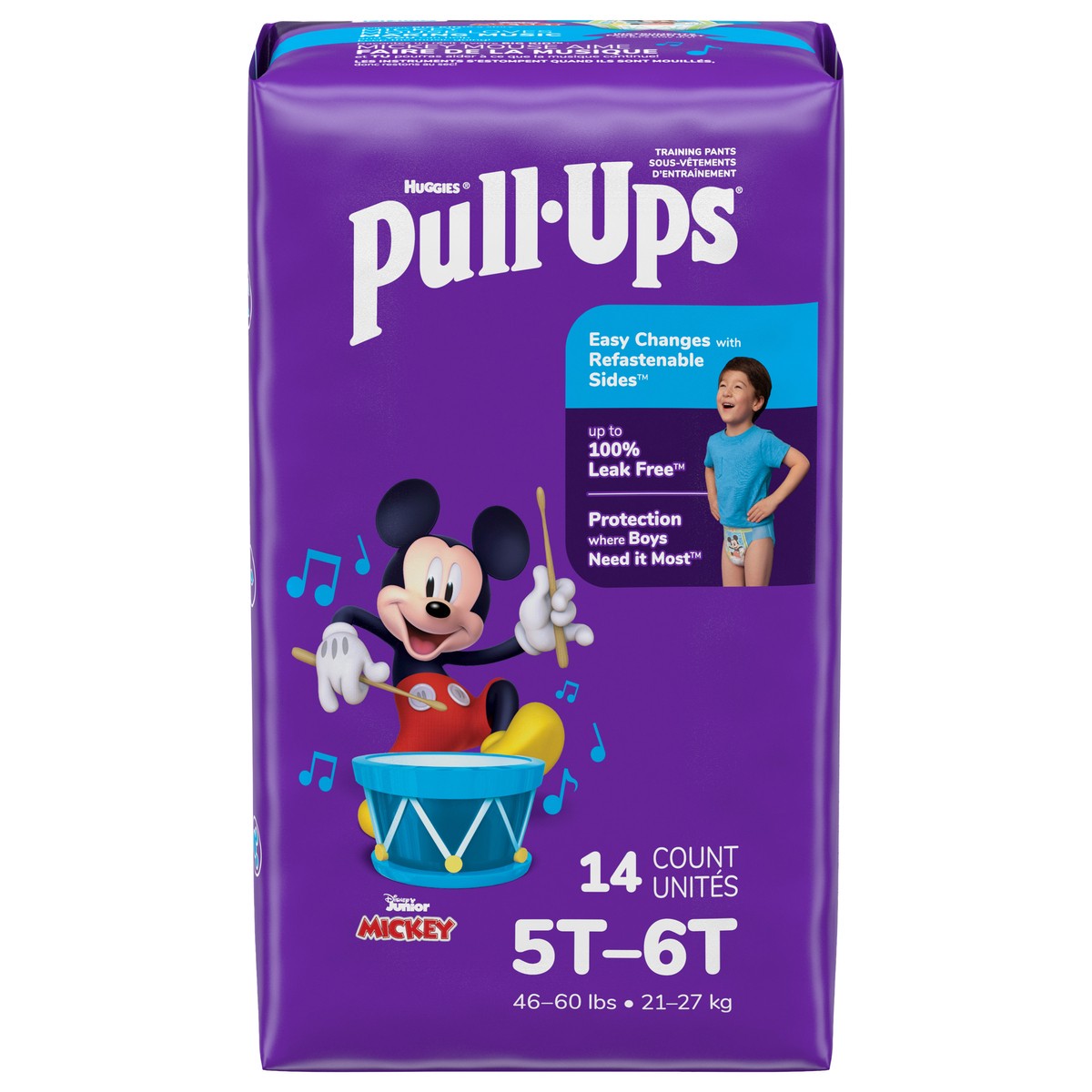 slide 1 of 12, Pull-Ups Boys' Potty Training Pants - 5T-6T, 14 ct