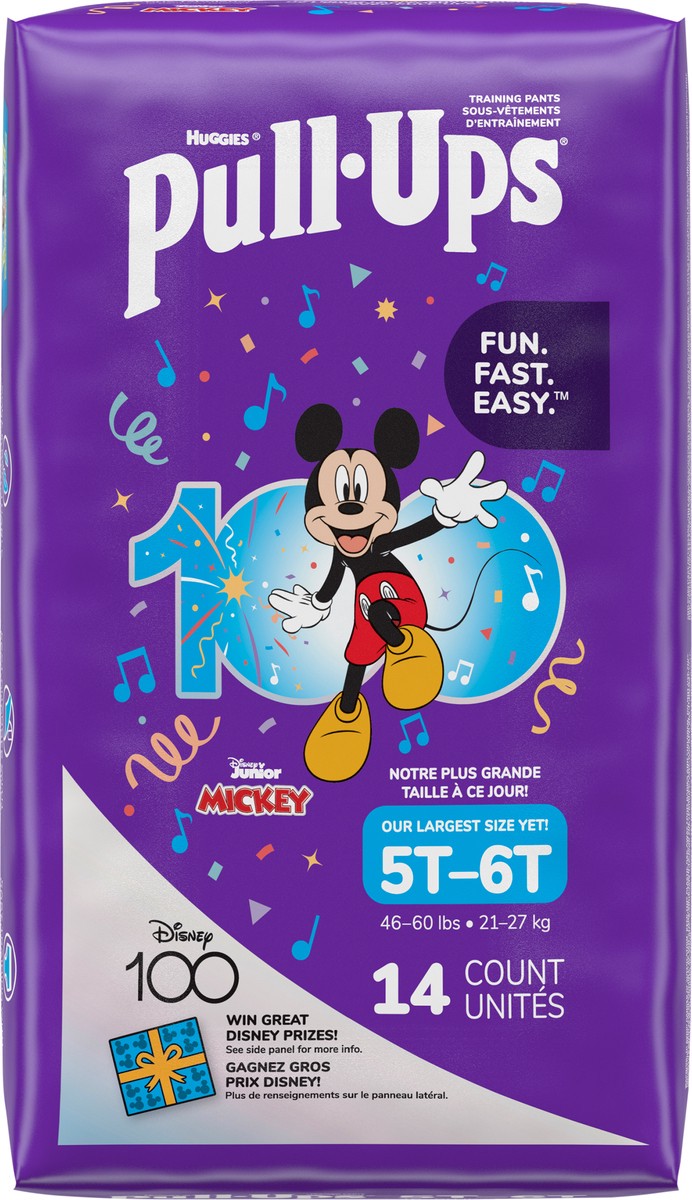 slide 7 of 12, Pull-Ups Boys' Potty Training Pants - 5T-6T, 14 ct