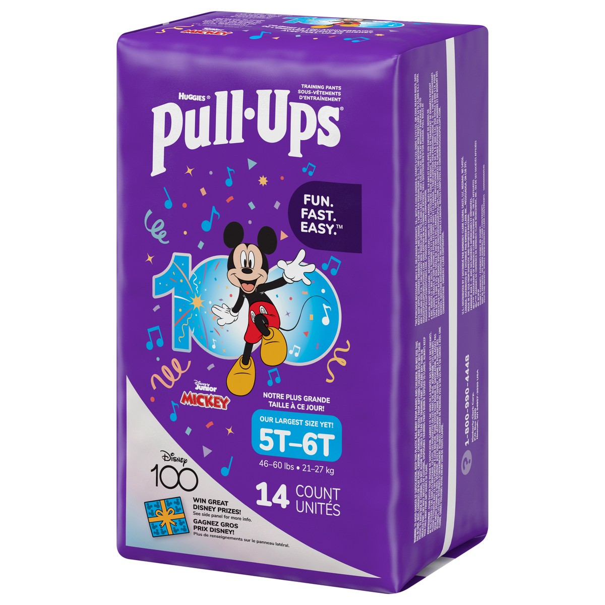 slide 8 of 12, Pull-Ups Boys' Potty Training Pants - 5T-6T, 14 ct