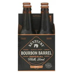 Kentucky Bourbon Barrel Imperial Milk Stout Beer 4 ea