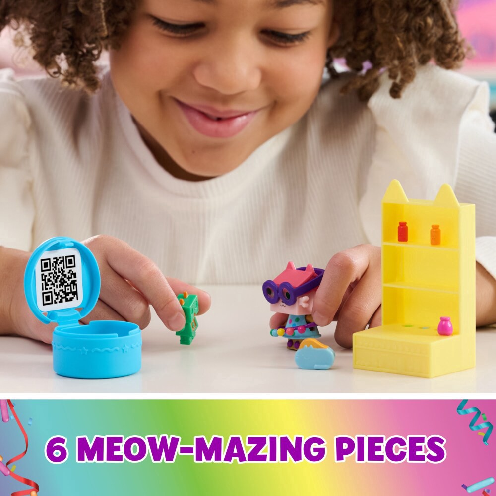 slide 6 of 6, Dreamworks Gabby's Dollhouse Bobble Kitty Baby Box Crafty Pack, 1 ct