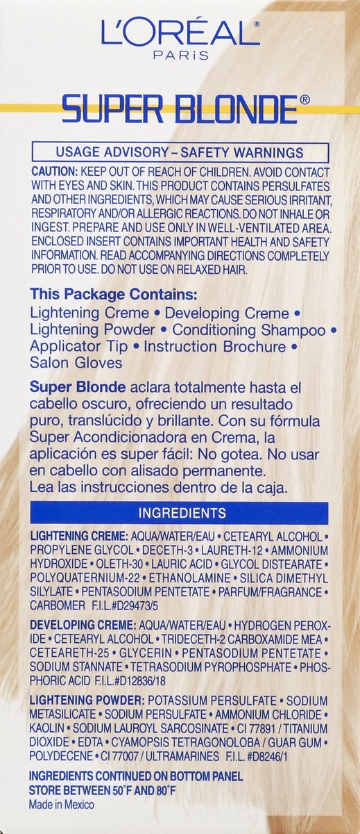 slide 2 of 5, L'Oréal Super Blonde Creme Lightening Kit 1 ea, 1 ct