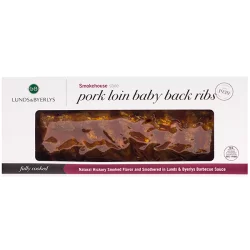 L&B Fully Cooked Pork Loin Back Ribs With Sauce