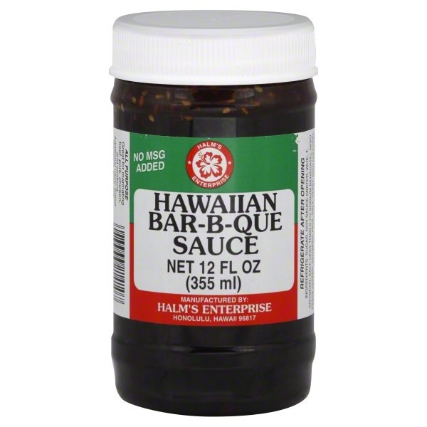 slide 1 of 1, Halm's Hawaiian BBQ Sauce, 1 ct