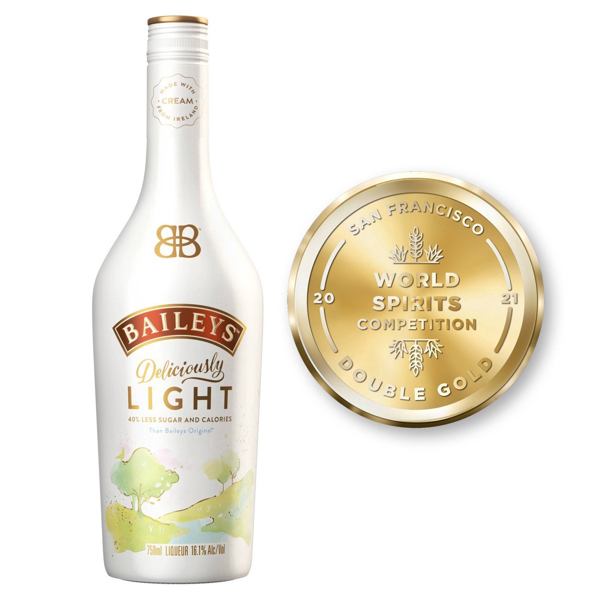slide 7 of 9, Bailey's Deliciously Light, 750 ml