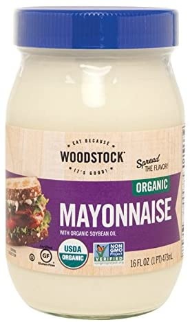 slide 1 of 1, Woodstock Mayonnaise, Organic, Jar, 32 oz