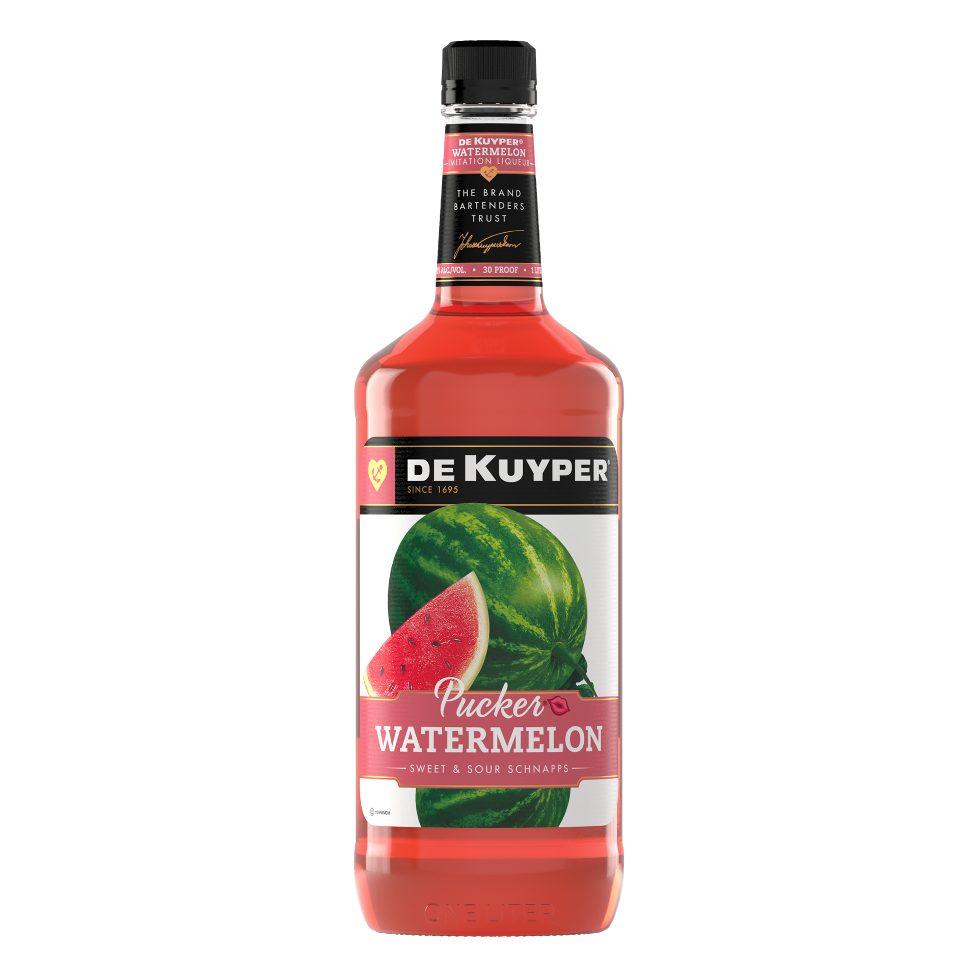 slide 2 of 2, Dekuyper Watermelon Pucker, 1 liter