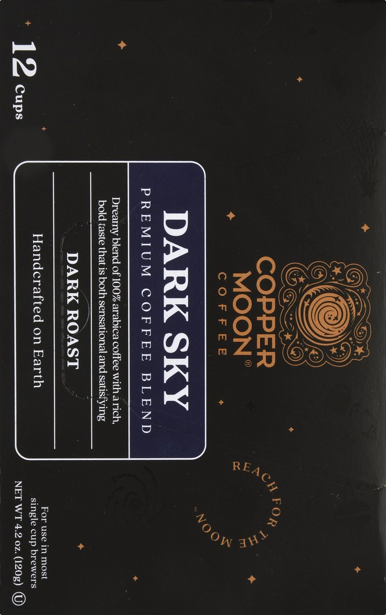 slide 11 of 12, Copper Moon Dark Roast Cups Dark Sky Coffee - 4.2 oz, 12 ct