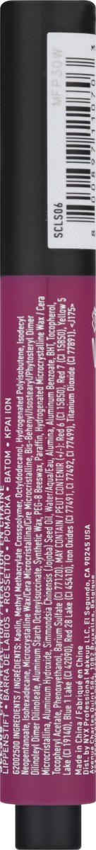 slide 9 of 11, NYX Professional Makeup Matte SCLS06 Chain Reaction Lipstick 0.05 oz, 0.05 fl oz