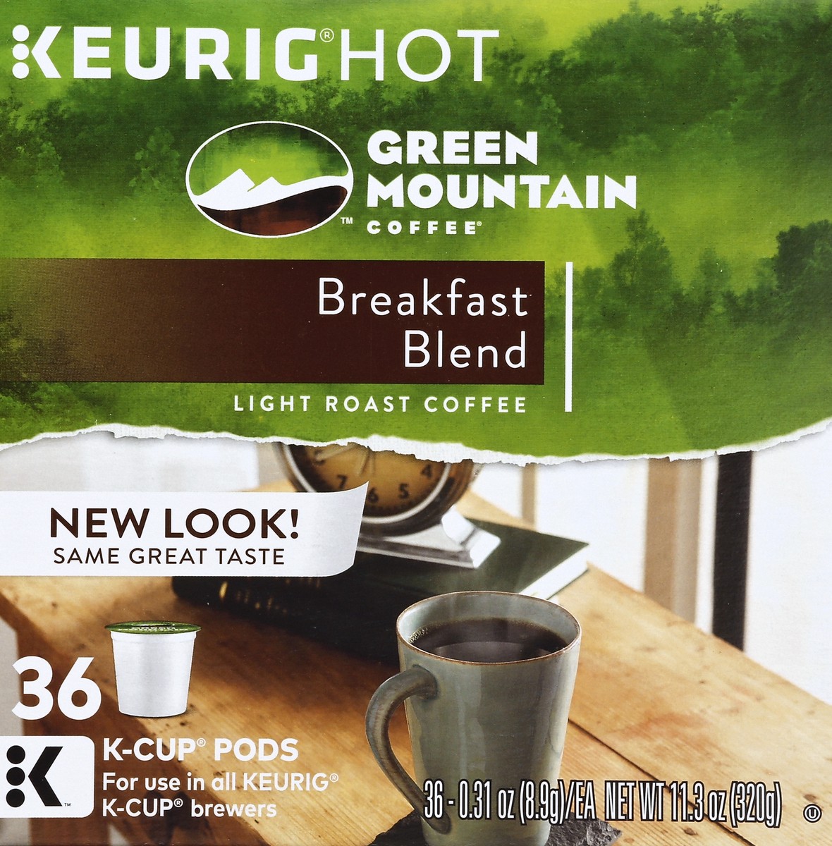 slide 4 of 4, Green Mountain Coffee Breakfast Blend Light Roast Coffee K-Cup Pods - 36 ct, 36 ct