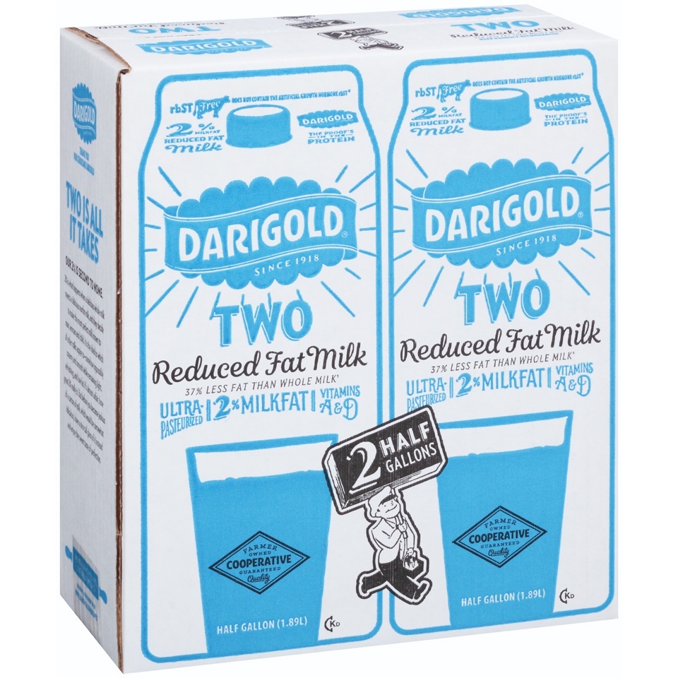 slide 2 of 8, Darigold Milk 2% (Bulk), 2 ct; 64 oz