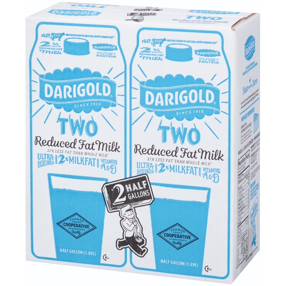 slide 3 of 8, Darigold Milk 2% (Bulk), 2 ct; 64 oz