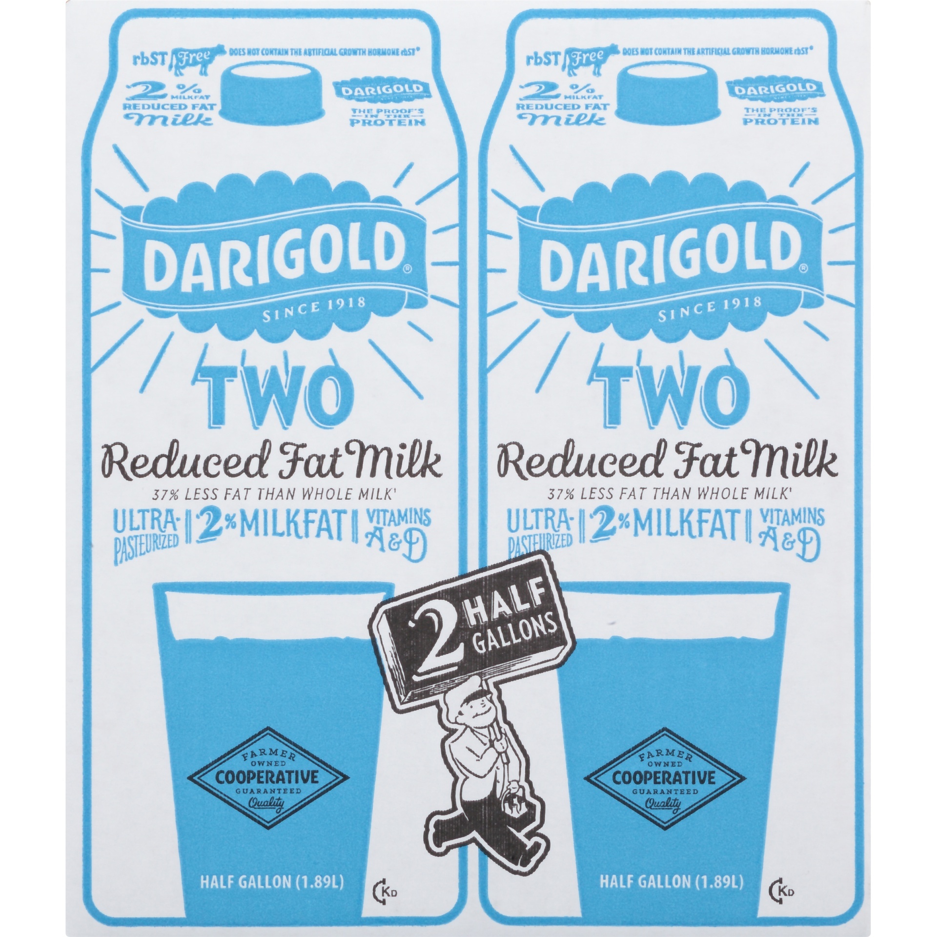 slide 6 of 8, Darigold Milk 2% (Bulk), 2 ct; 64 oz