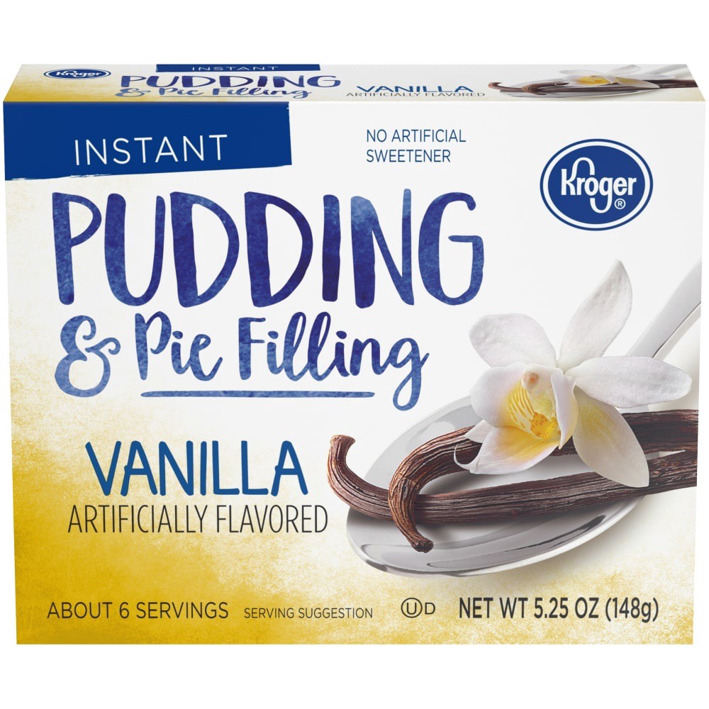 slide 1 of 6, Kroger Instant Pudding & Pie Filling - Vanilla, 5.25 oz