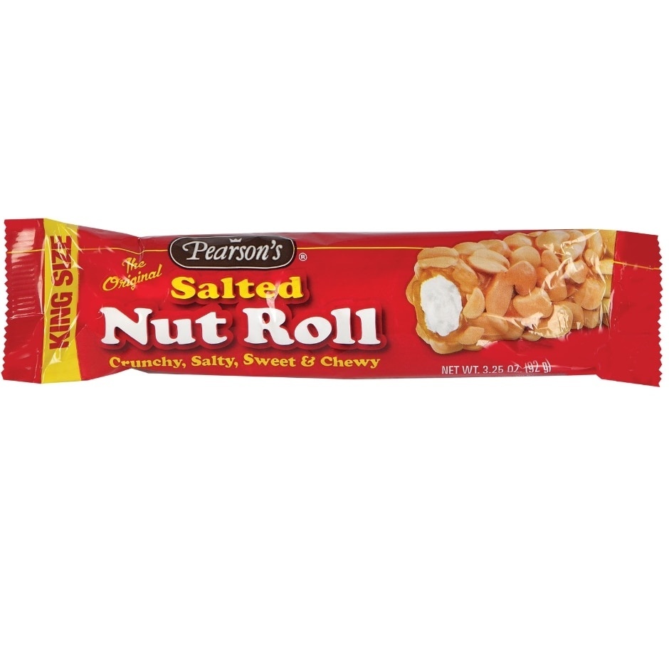 slide 1 of 1, Pearsons Salted Nut Roll, The Original, King Size, 3.25 oz