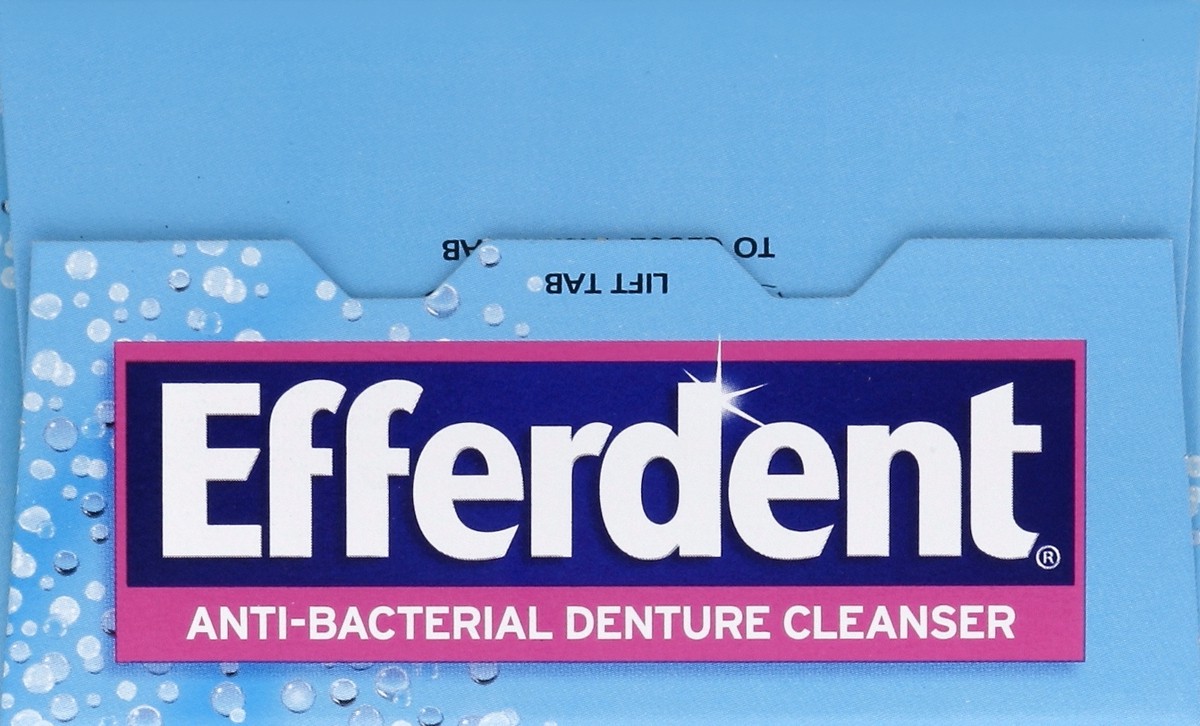 slide 2 of 4, Efferdent Antibacterial Denture Cleanser, 90 ct