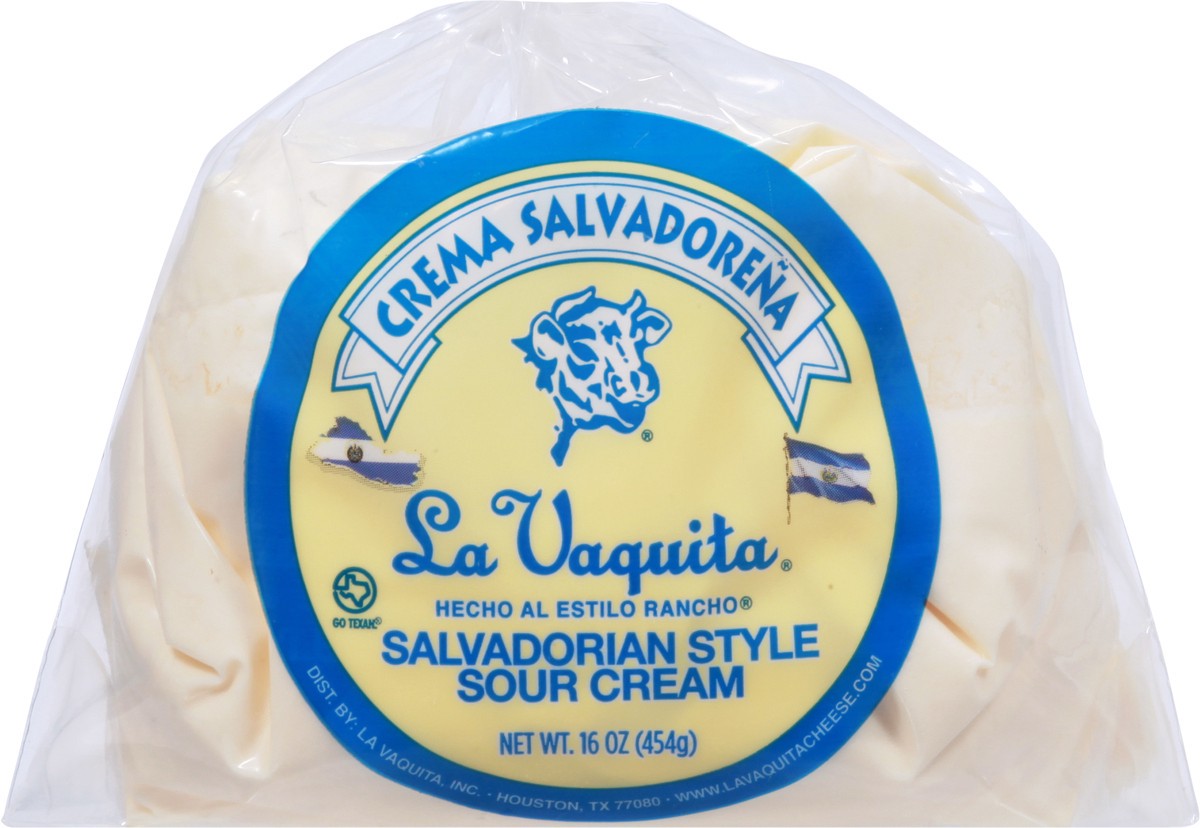 slide 13 of 13, La Vaquita Salvadorian Style Sour Cream 16 oz, 16 oz