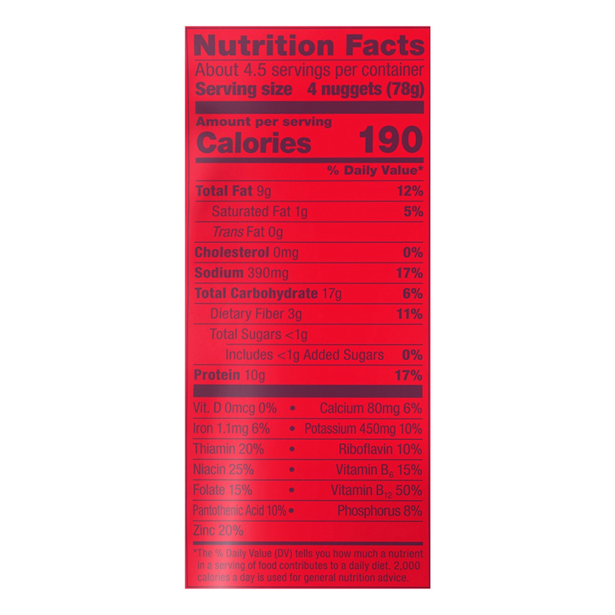 slide 6 of 6, Impossible Chicken Nuggets, The Lion King, 12.1 oz