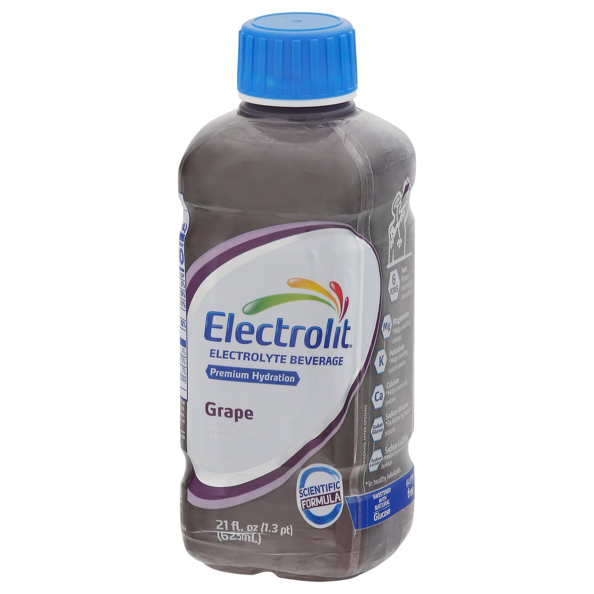slide 3 of 11, Electrolit Premium Hydration Grape Artificially Flavored Electrolyte Beverage, 21 oz