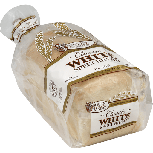 slide 1 of 1, Berlin Natural Bakery Spelt White Bread, 16 oz
